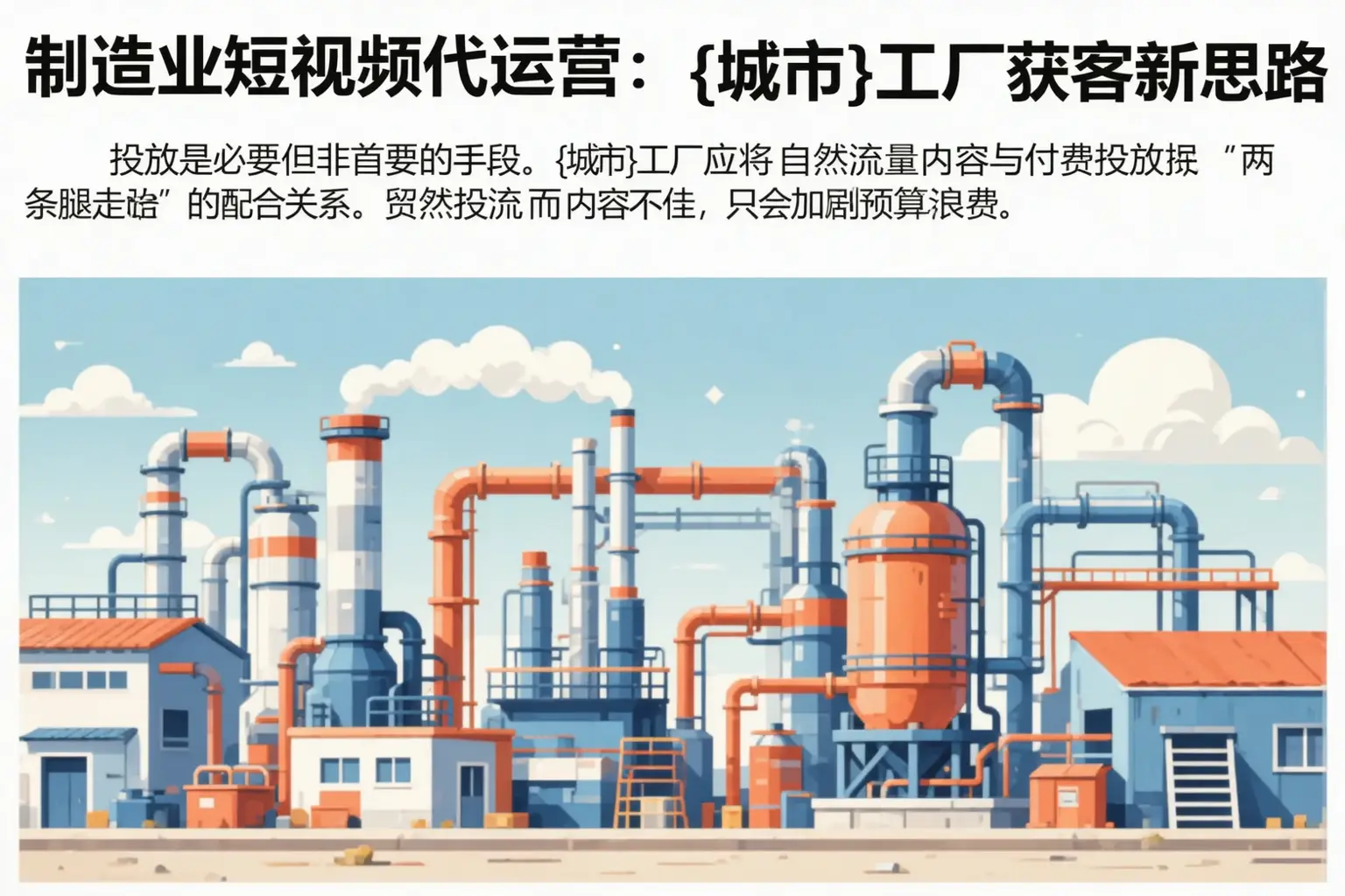 制造业短视频代运营：安福工厂获客新思路